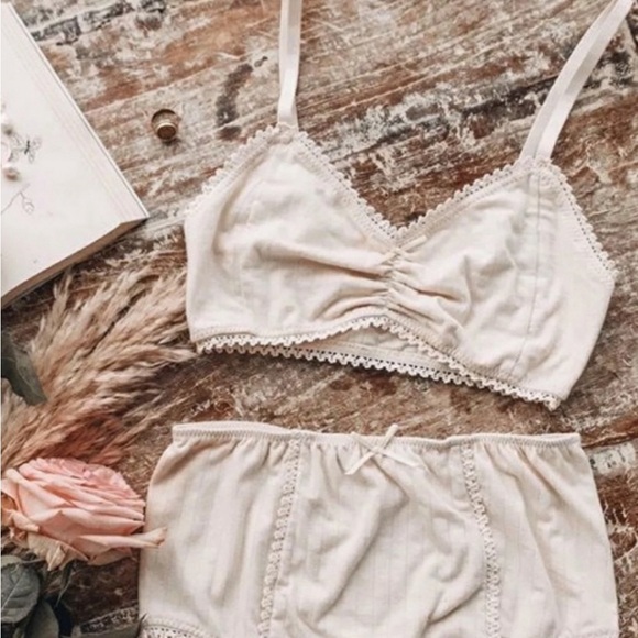 Spell Lana Bralette and Bloomers Set Organic Cotton size M - Picture 2 of 10
